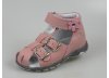 Kožené kotníčkové sandálky zn. ESSI 3040(růžová).